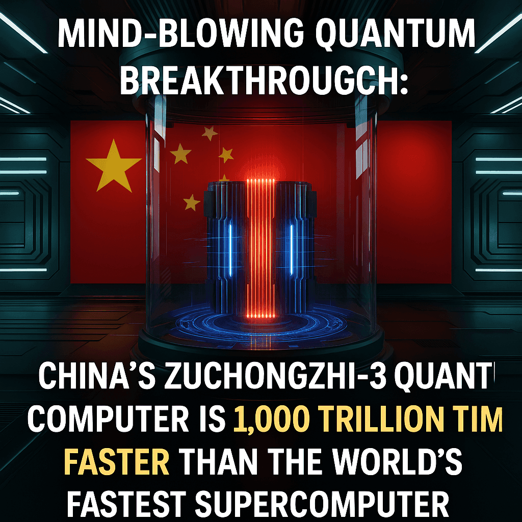 Revolutionary Zuchongzhi-3 Quantum Processor Outpaces the World’s Fastest Supercomputer by 1,000 Trillion Times