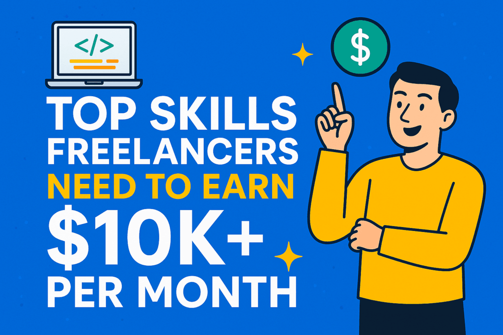 Top Freelancing Skills to Earn $10K/Month in 2025 4 Top Freelancing Skills to Earn $10K/Month in 2025